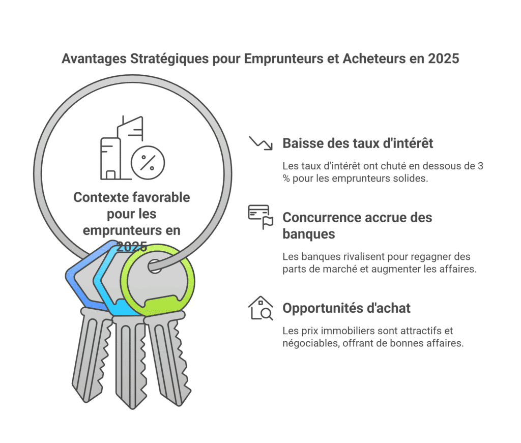 Un contexte favorable pour les emprunteurs en 2025
